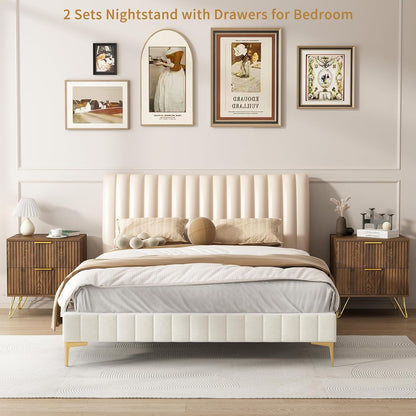 9 Drawer Dresser and Nightstand Sets for Bedroom