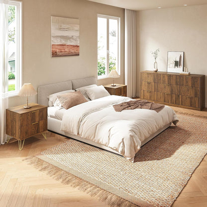 9 Drawer Dresser and Nightstand Sets for Bedroom
