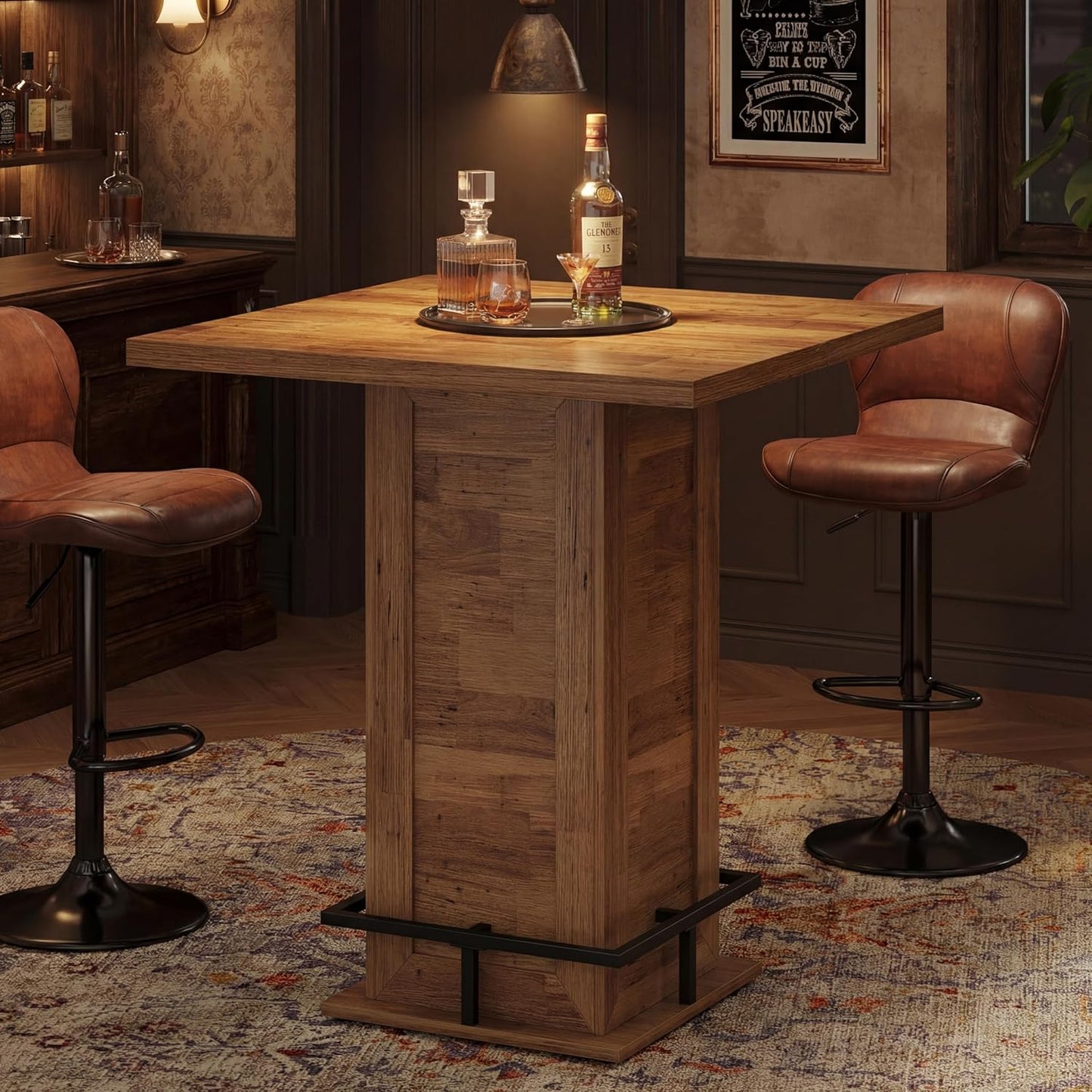 39.4" H Counter Height Pub Table - Canva Home