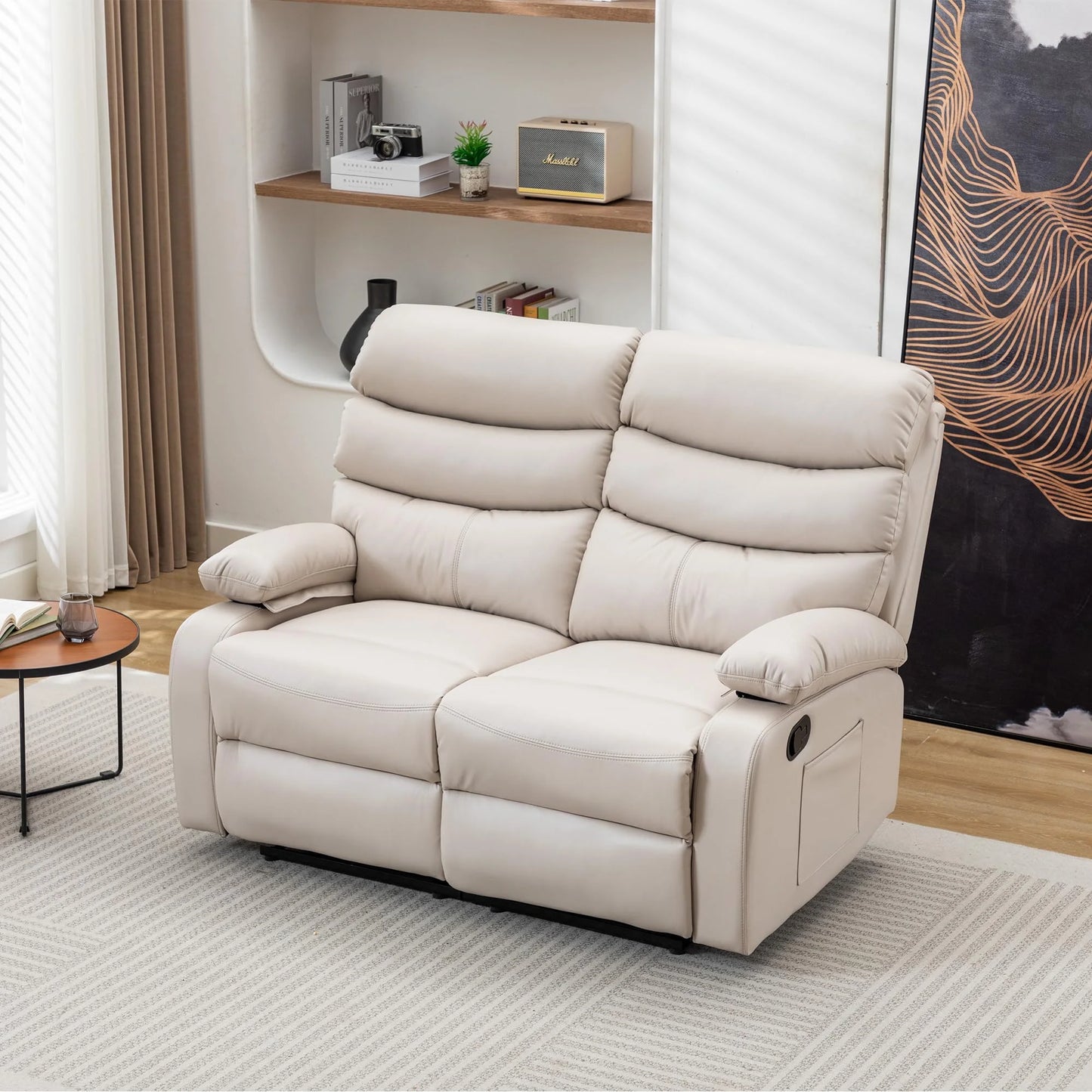 Kerr Leather Recliner Loveseat