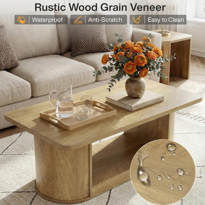 47" Rectangle Coffee Table - Canva Home