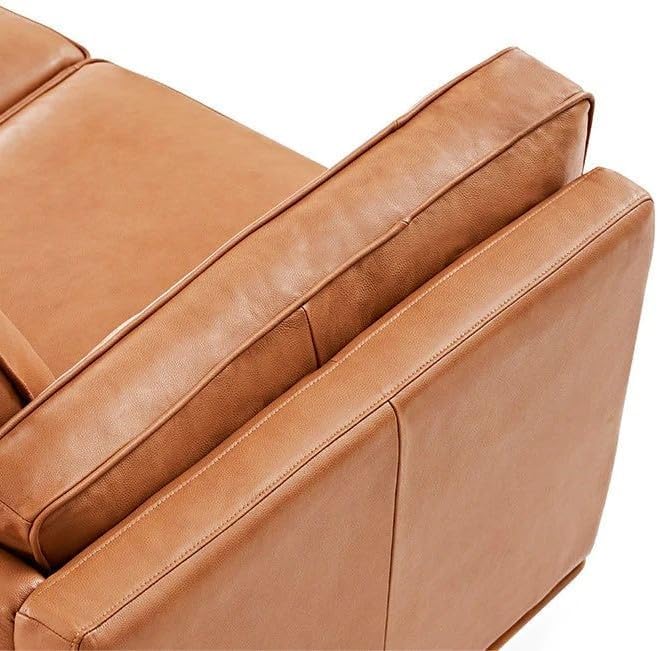 88” Valencia Artisan Full Leather Sofa - Canva Home