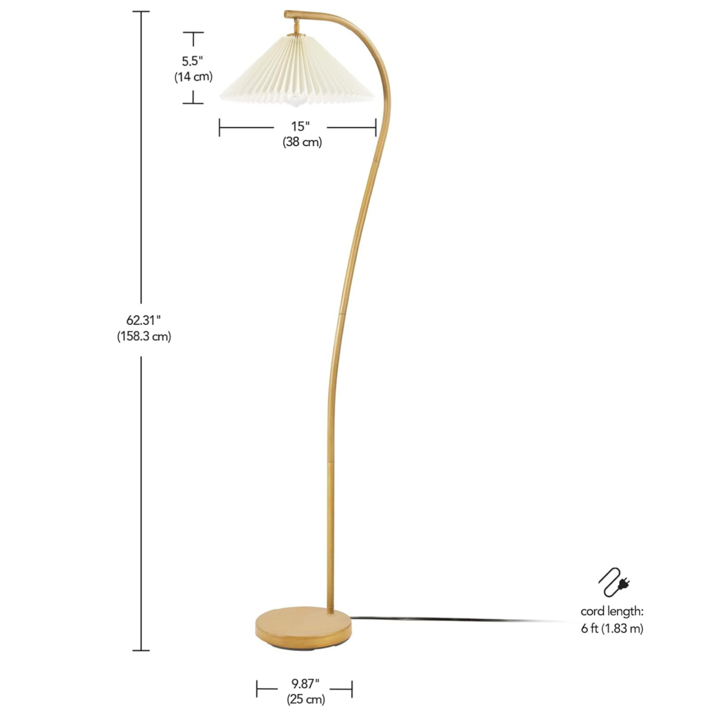 Novogratz 62" Floor Lamp - Canva Home