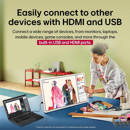 LG 27-Inch StanbyME 2 - Canva Home