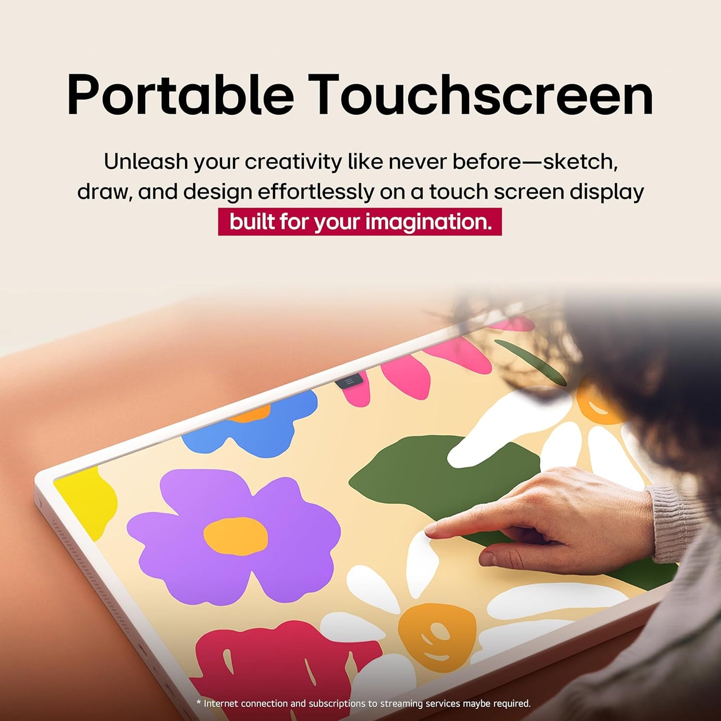 LG 27-Inch StanbyME 2 - Canva Home