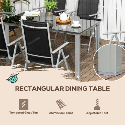 Cayden 6 Seater Outdoor Garden Dining Set