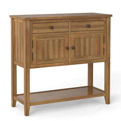 Harlow Mid-Century Console Sideboard with Cabinets