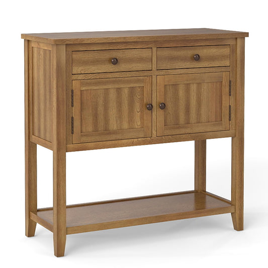 Harlow Mid-Century Console Sideboard with Cabinets