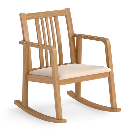 Cosima Mid-Century Rocking Chair with Cushioned Seat