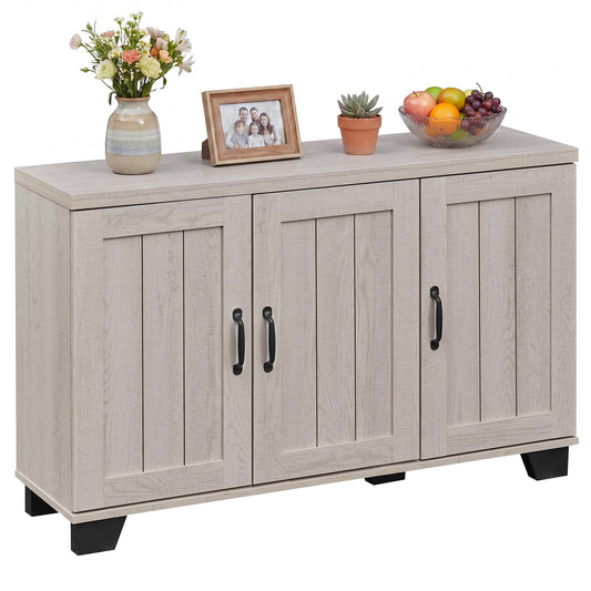Rosemary 45" Farmhouse Coffee Bar Sideboard with 3 Doors