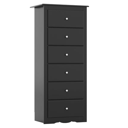 Cecily 6-Drawer Tall Chest Dresser