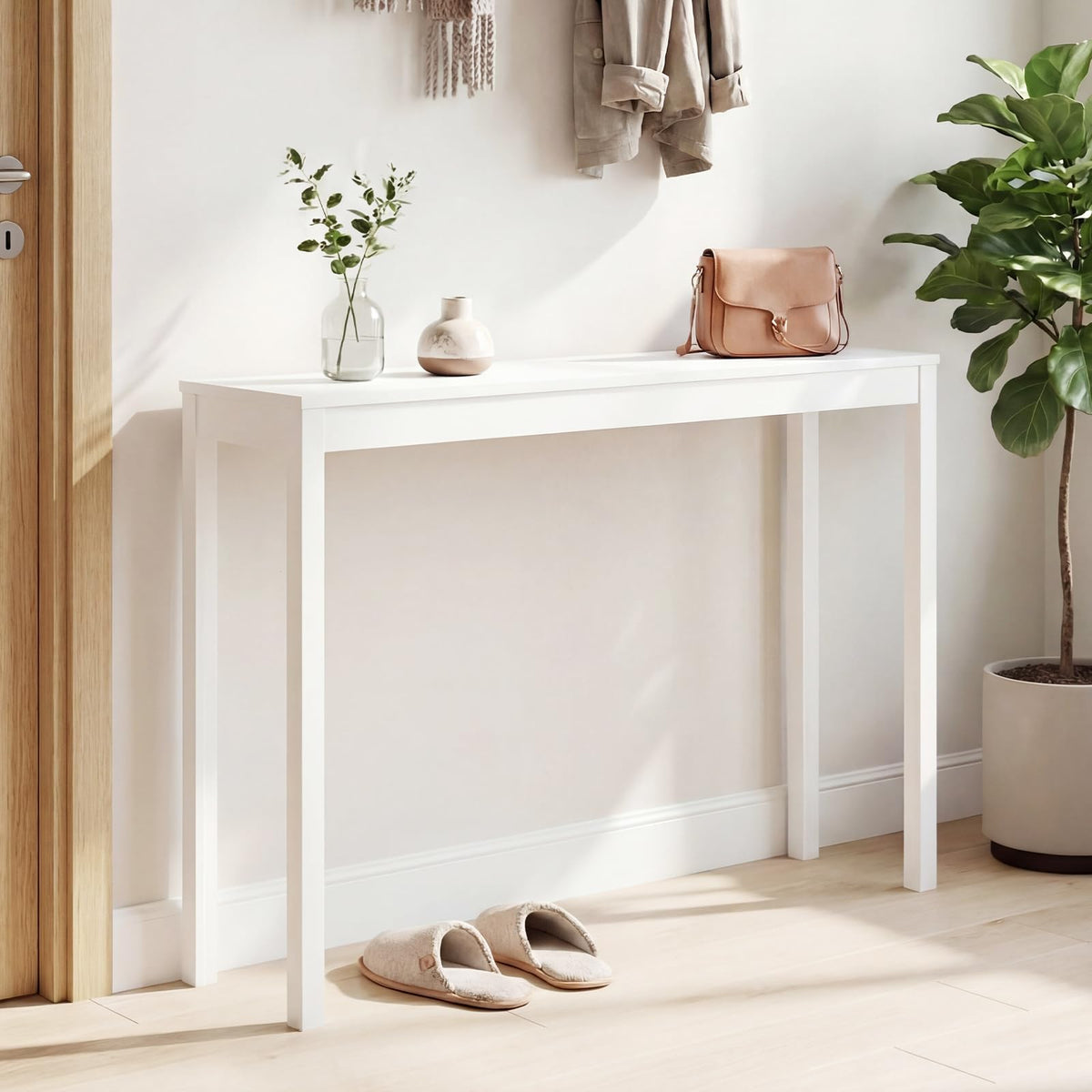 Greer Solid Wood Narrow 48 Inch Console Table