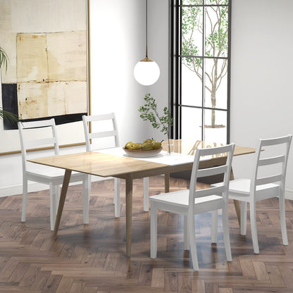 Seraphina Wood Dining Chairs Set of 2 (White)