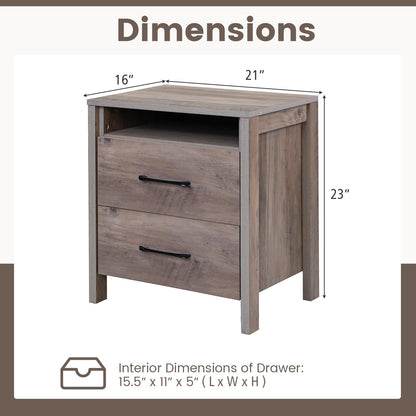 Marisol Farmhouse Nightstand Set of 2