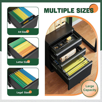 Hanging file drawer fits A4, letter and legal folders