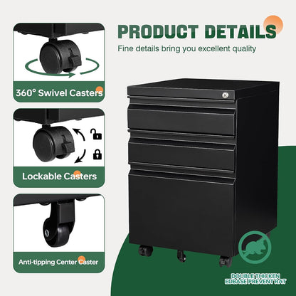 Swivel casters, locking casters and anti-tip center caster