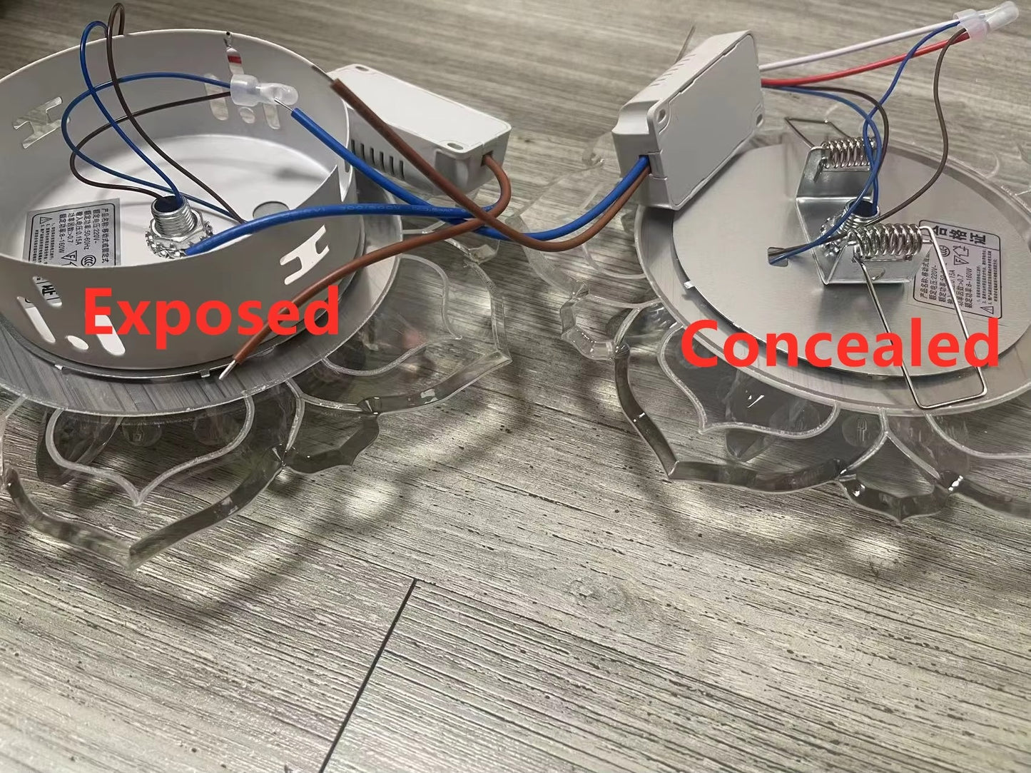 Creative LED Crystal Flower Ceiling Light Chandelier - Canva Home