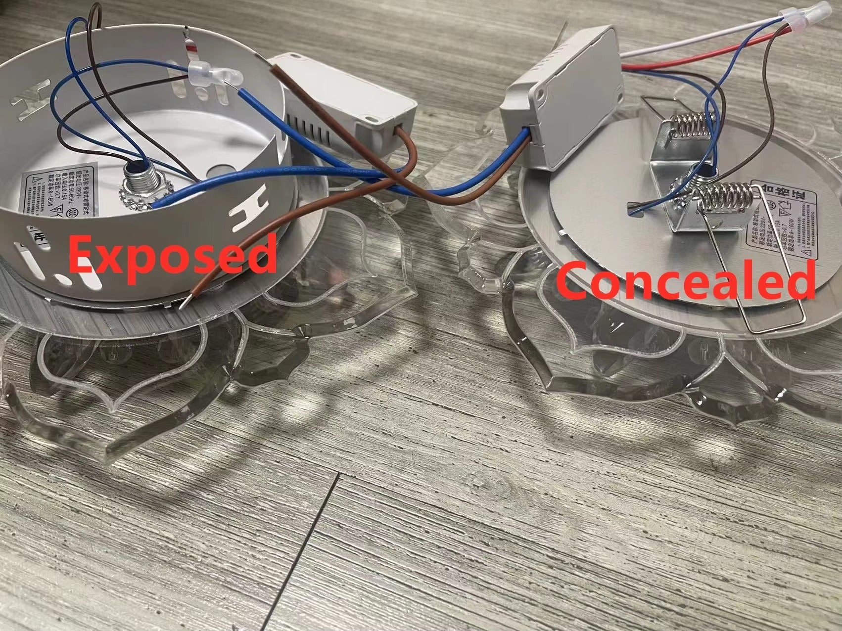 Creative LED Crystal Flower Ceiling Light Chandelier - Canva Home