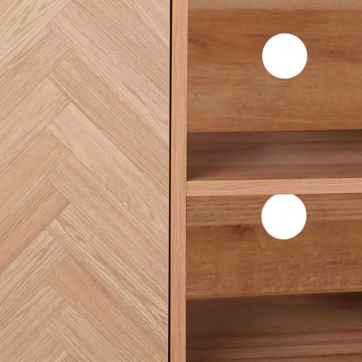 Zac Mid Century TV Media Cabinet Console Canva Home