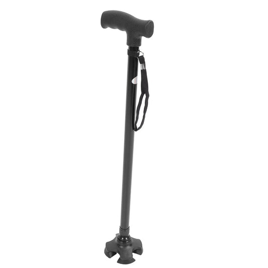 Self-Standing Walking Cane with 4-Pronged Base Canva Home