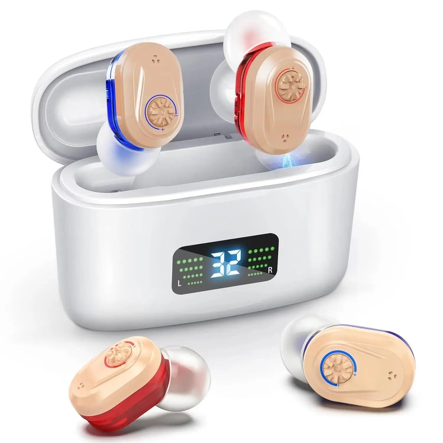 Digital Noise-Canceling Hearing Aids with HD Display Canva Home