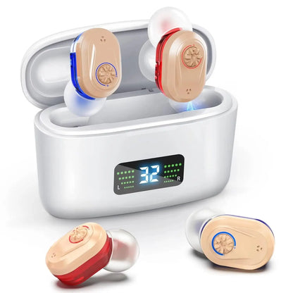 Digital Noise-Canceling Hearing Aids with HD Display Canva Home