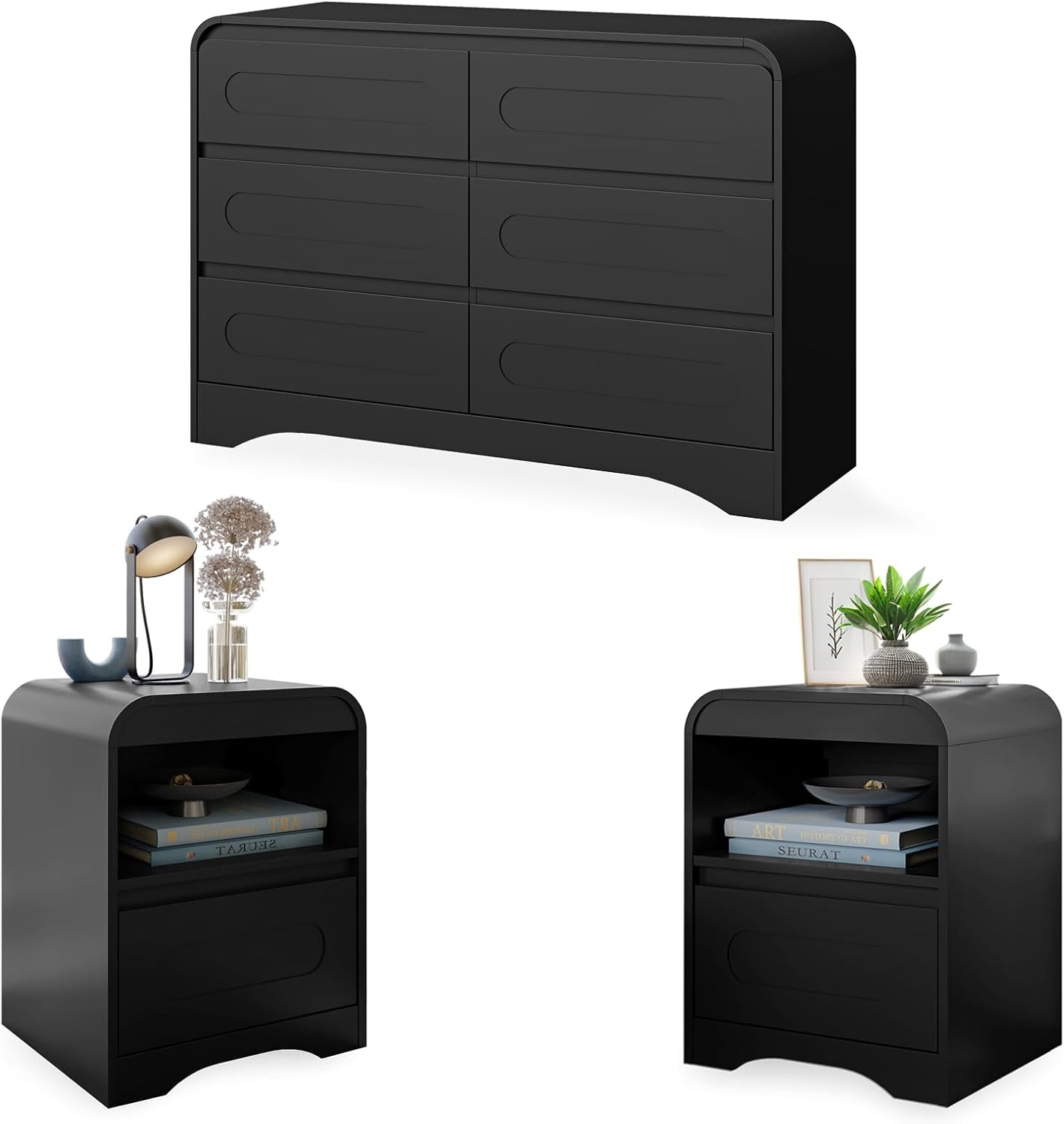 3 Piece Bedroom Set, Dresser and Nightstand Sets for Bedroom - Canva Home
