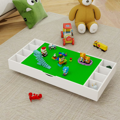 38" 2-in-1 Play Table &amp; Toy Organizer - Canva Home