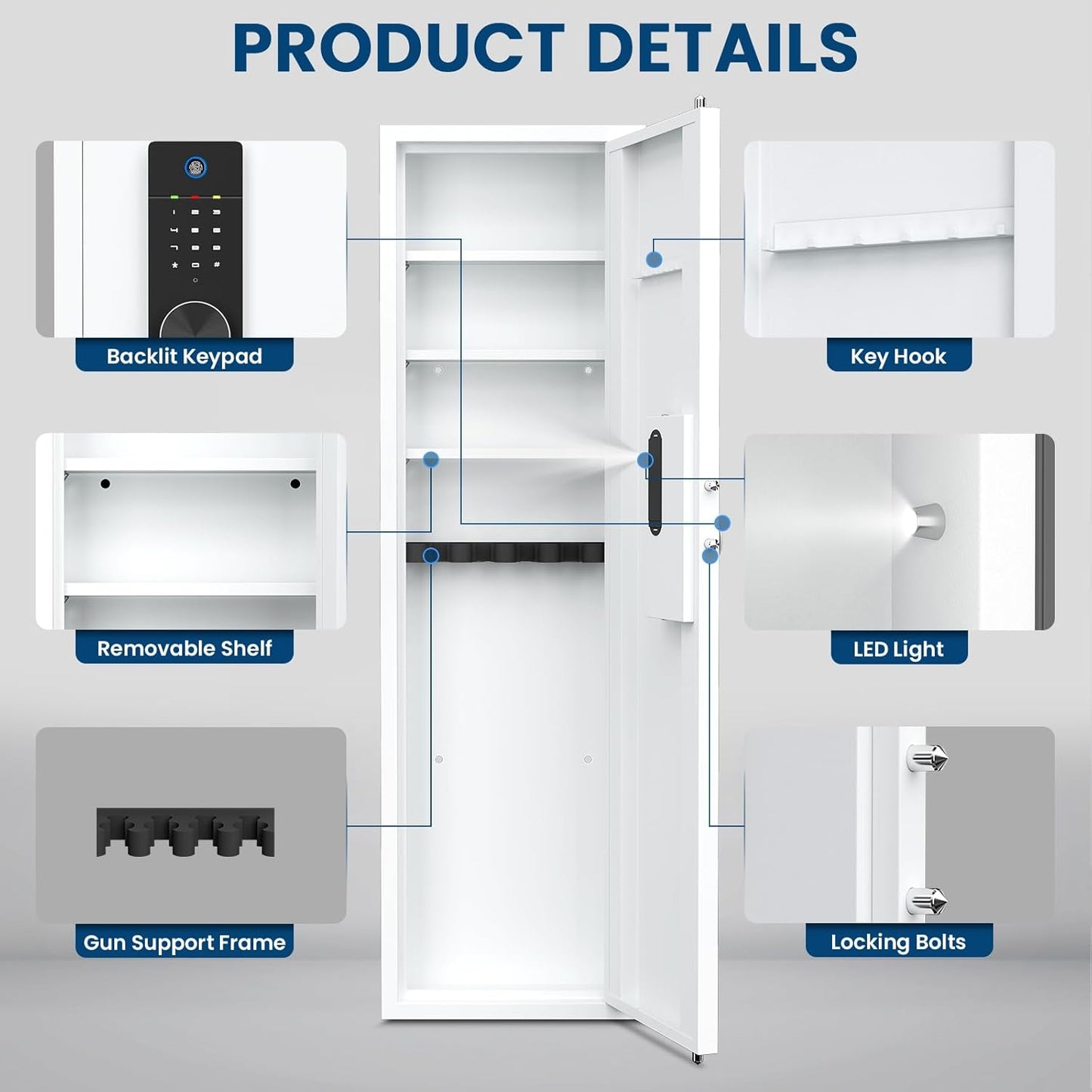 Touch Panel In Wall Safe - Canva Home