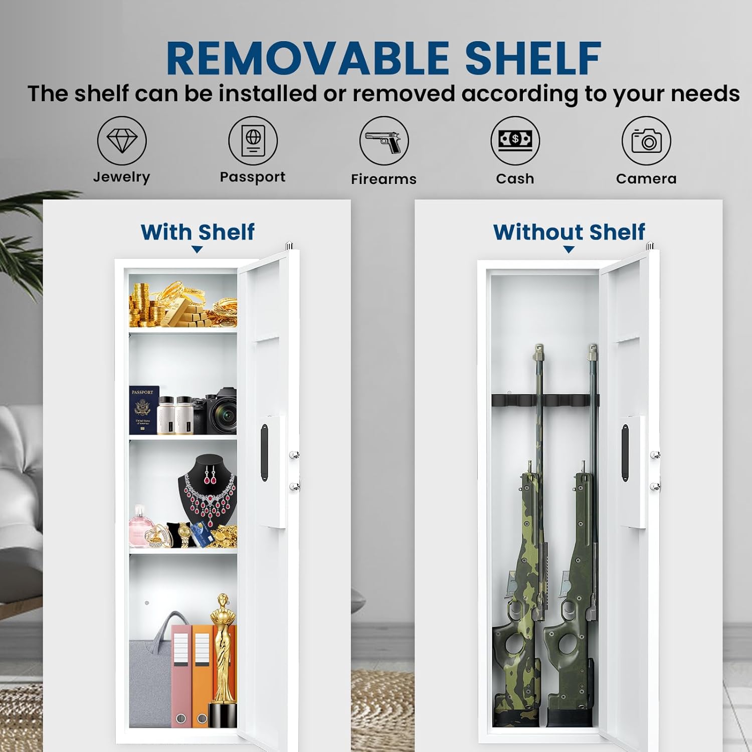Touch Panel In Wall Safe - Canva Home