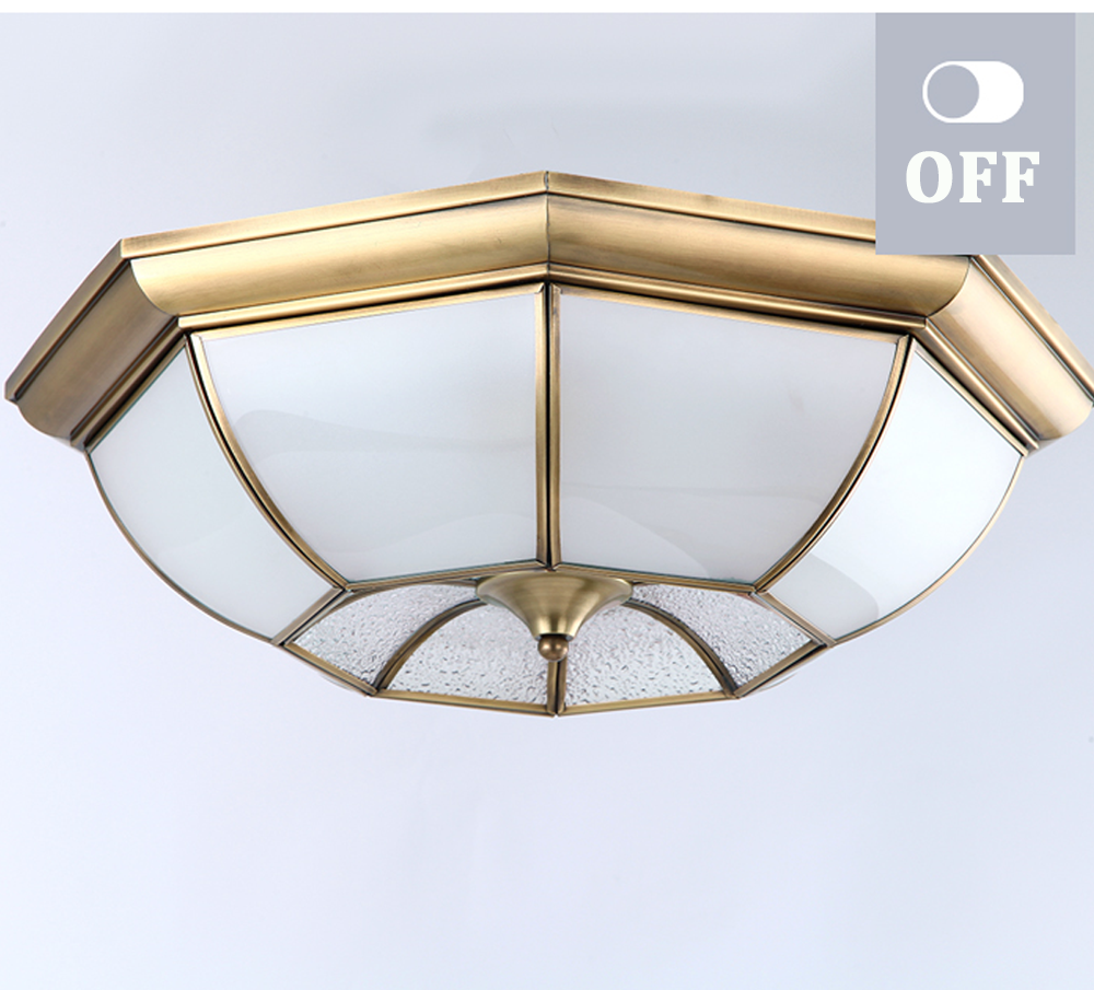 Tiffany Semi Mount Ceiling Light