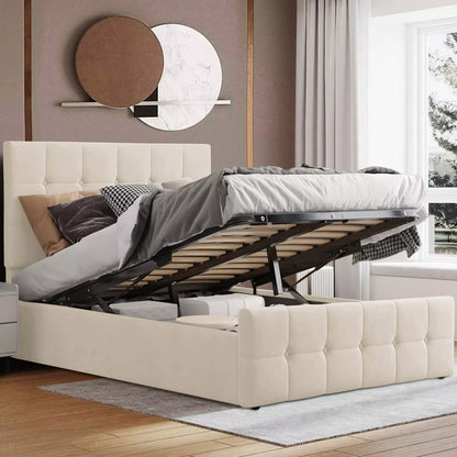 Lam Small Double Ottoman Bed Frame