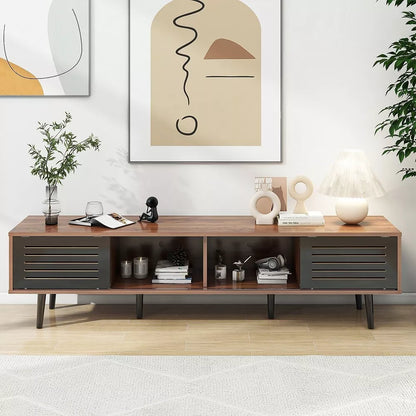 Siena Mid Century TV Media Cabinet Console