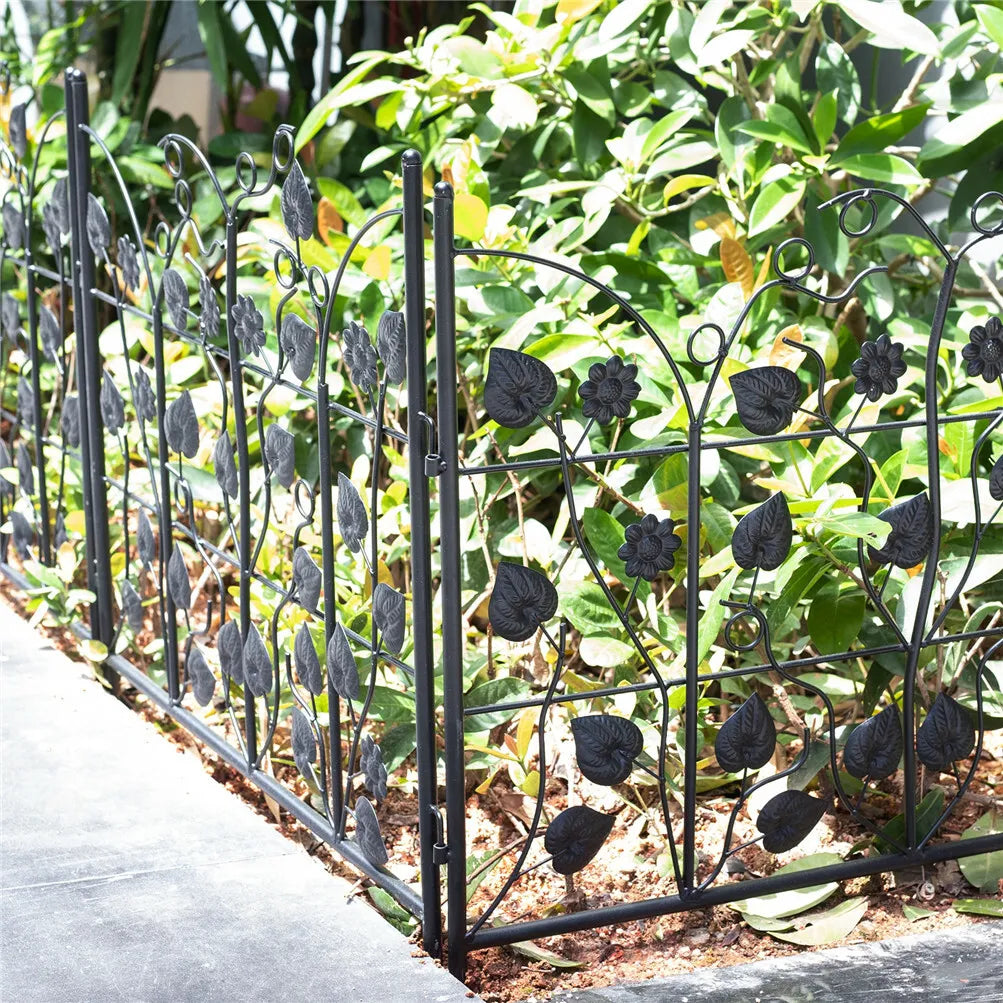 Flower Vine Decorative Garden Fence