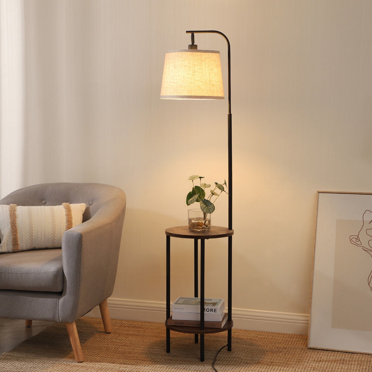 Farmhouse Living Room Floor Lamp