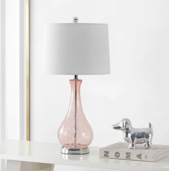 Pink Vase Bedside Table Lamp