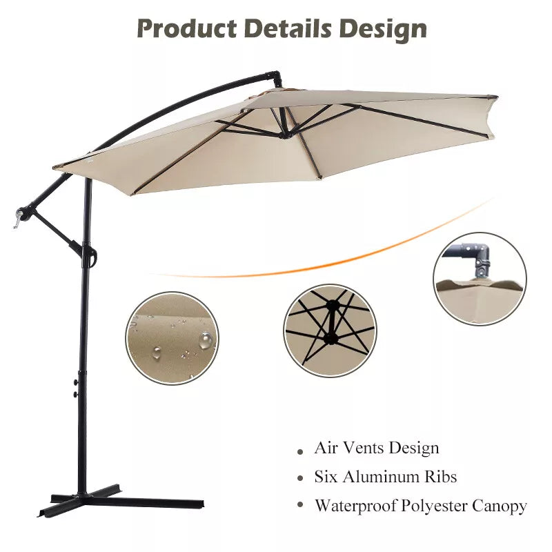 10FT Outdoor Patio Large Umbrella