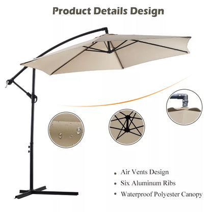 10FT Outdoor Patio Large Umbrella