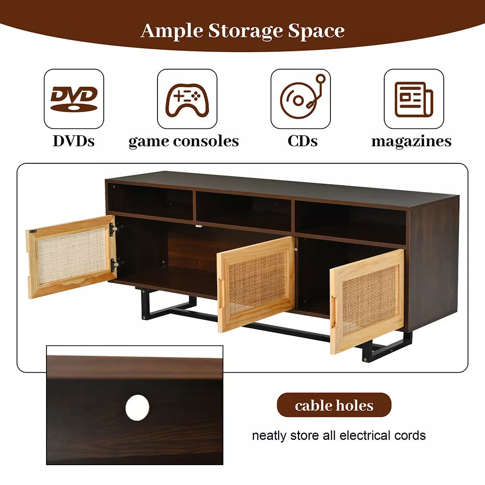 Jake Mid Century TV Media Cabinet Console