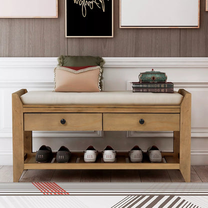 Zaina Indoor Wooden Storage Bench