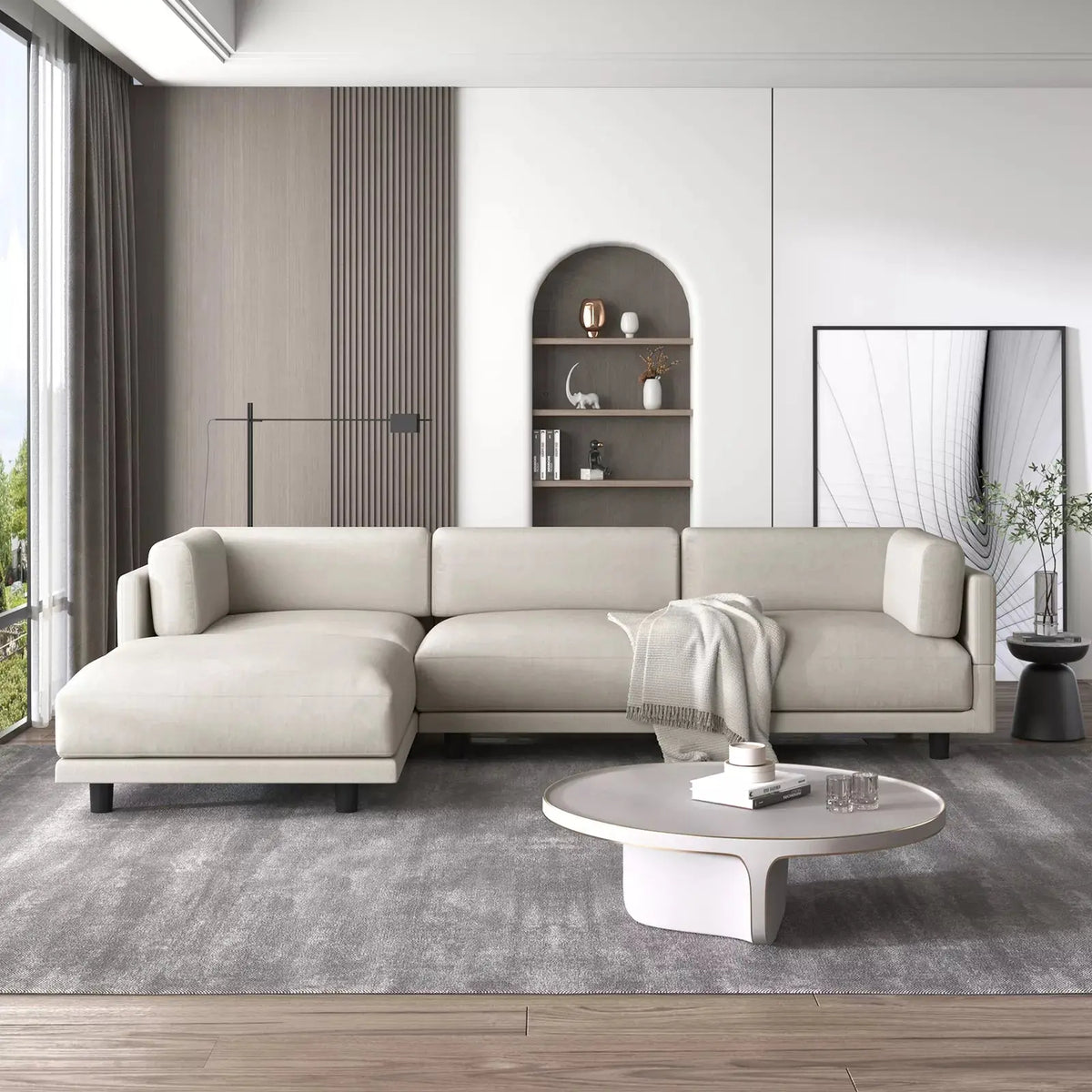 Oversized Modular L Shaped Sectional Couch – Canva Home