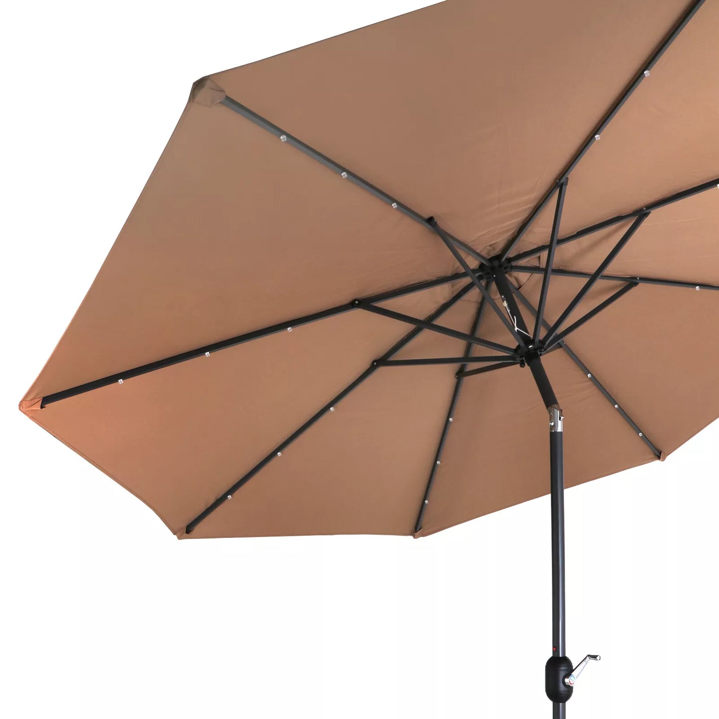 10FT Outdoor Patio Large Umbrella With Light