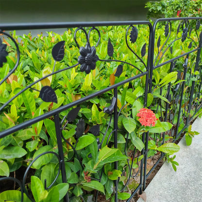 Leaf & Flower Decorative Garden Fence