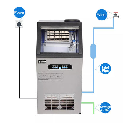 110lbs Commercial Ice Maker Machine