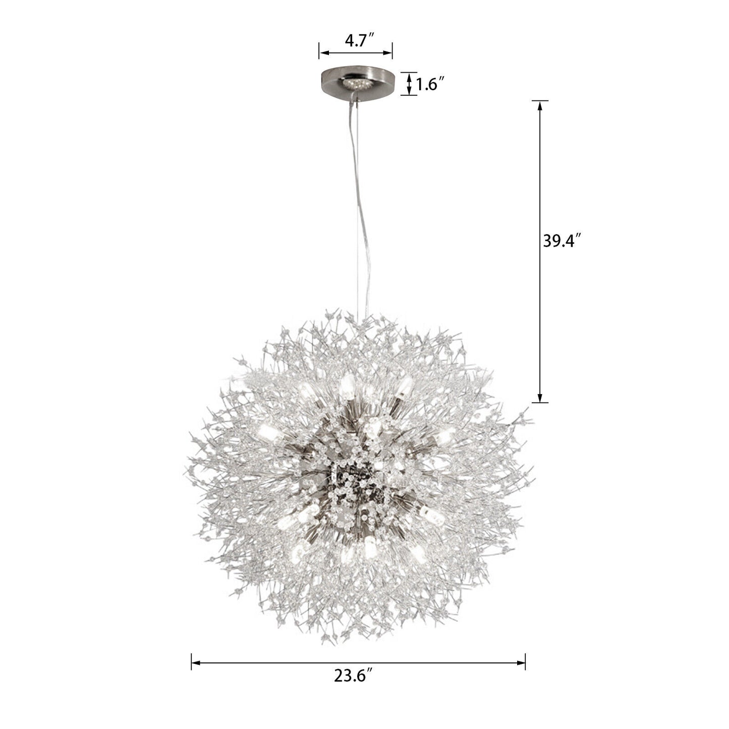 Sparks Sputnik Modern Dining Room Chandelier