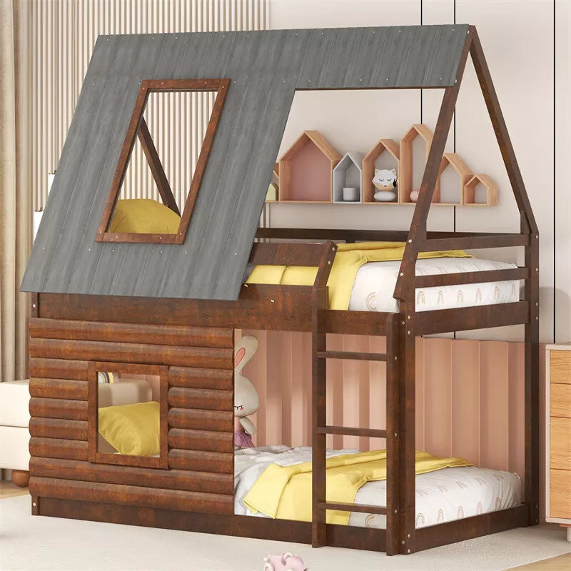 Aryan Twin Over Twin Kids Bunk Bed