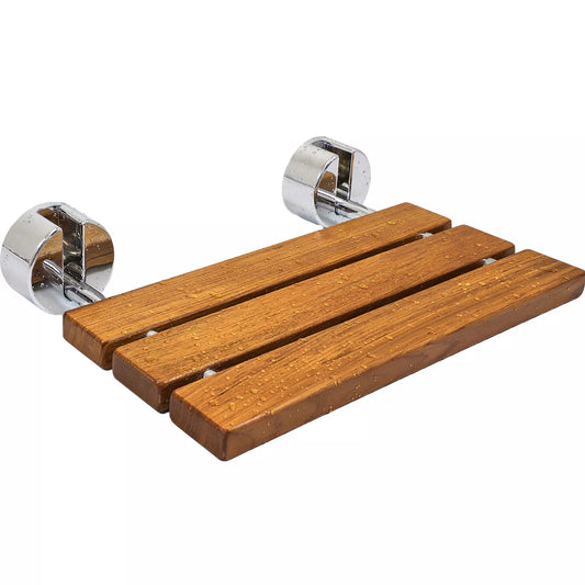 Teak Wall Mounted Folding Shower Seat