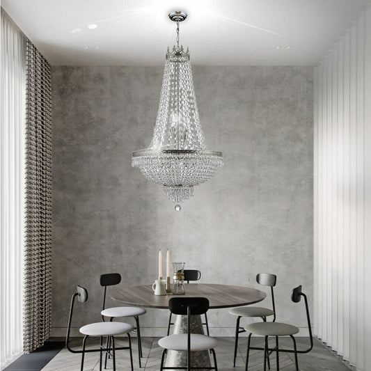 Chain Crystal Dining Room Chandelier