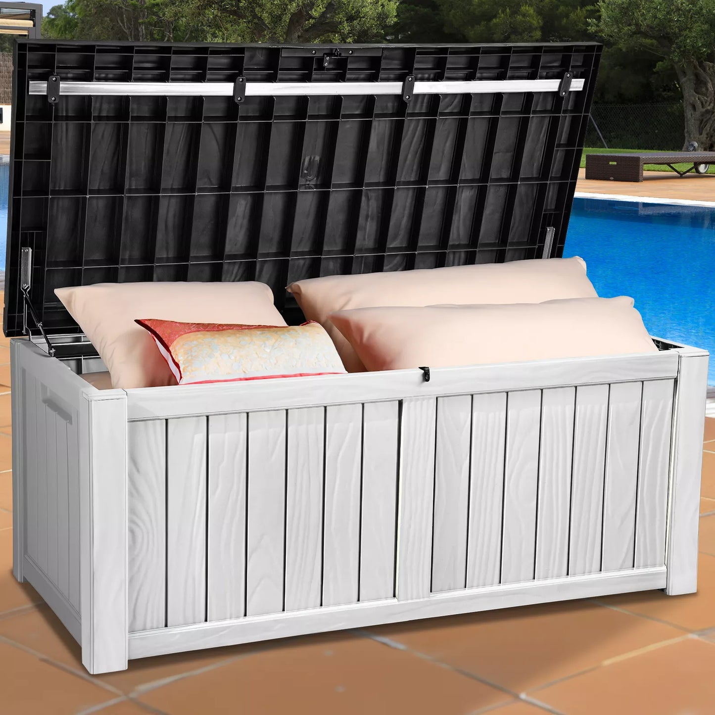 120 Gallon Outdoor Storage Deck Box