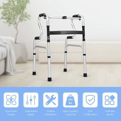 Senior Lightweight Mobility Walker (Dual Handle)